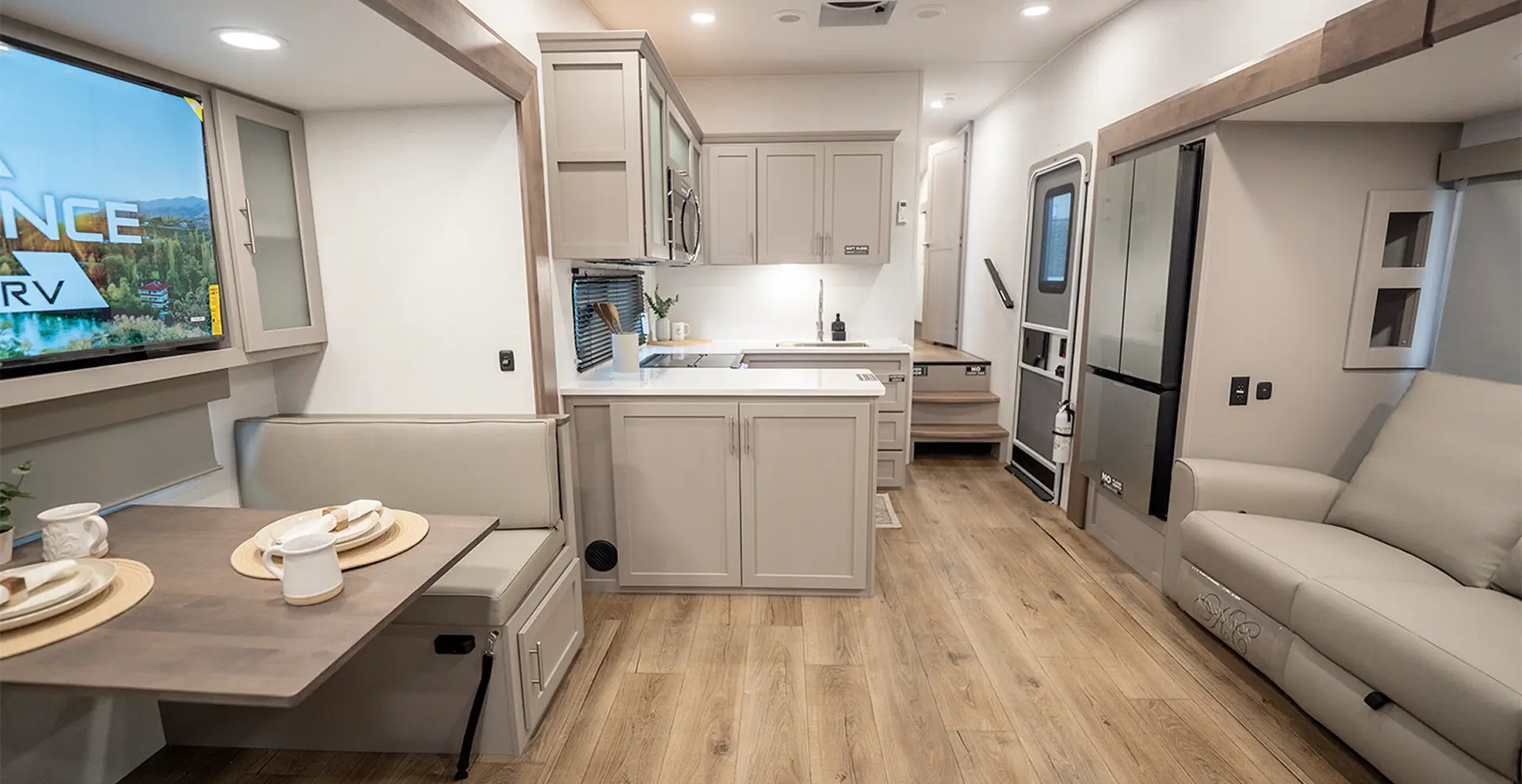 Interior view of the 2026 Avenue 28BH by Alliance RV