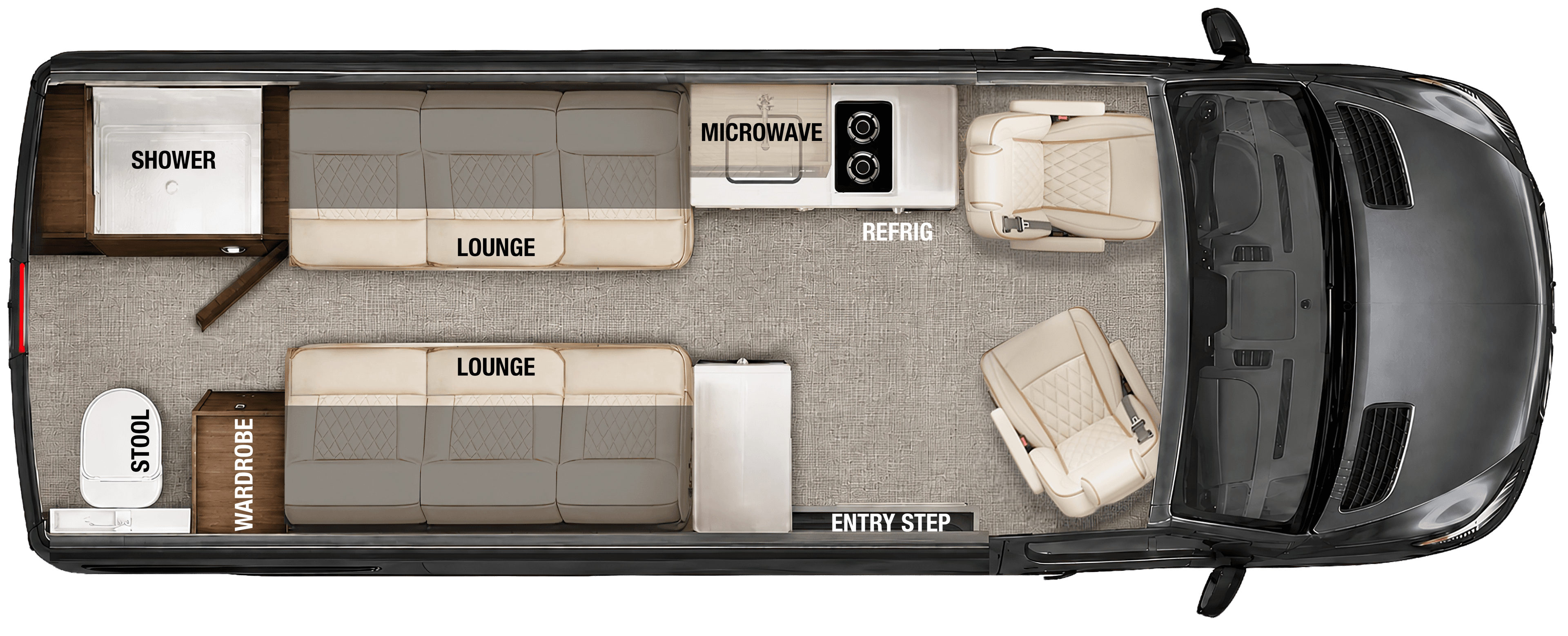 Model B 22DRB floorplan layout