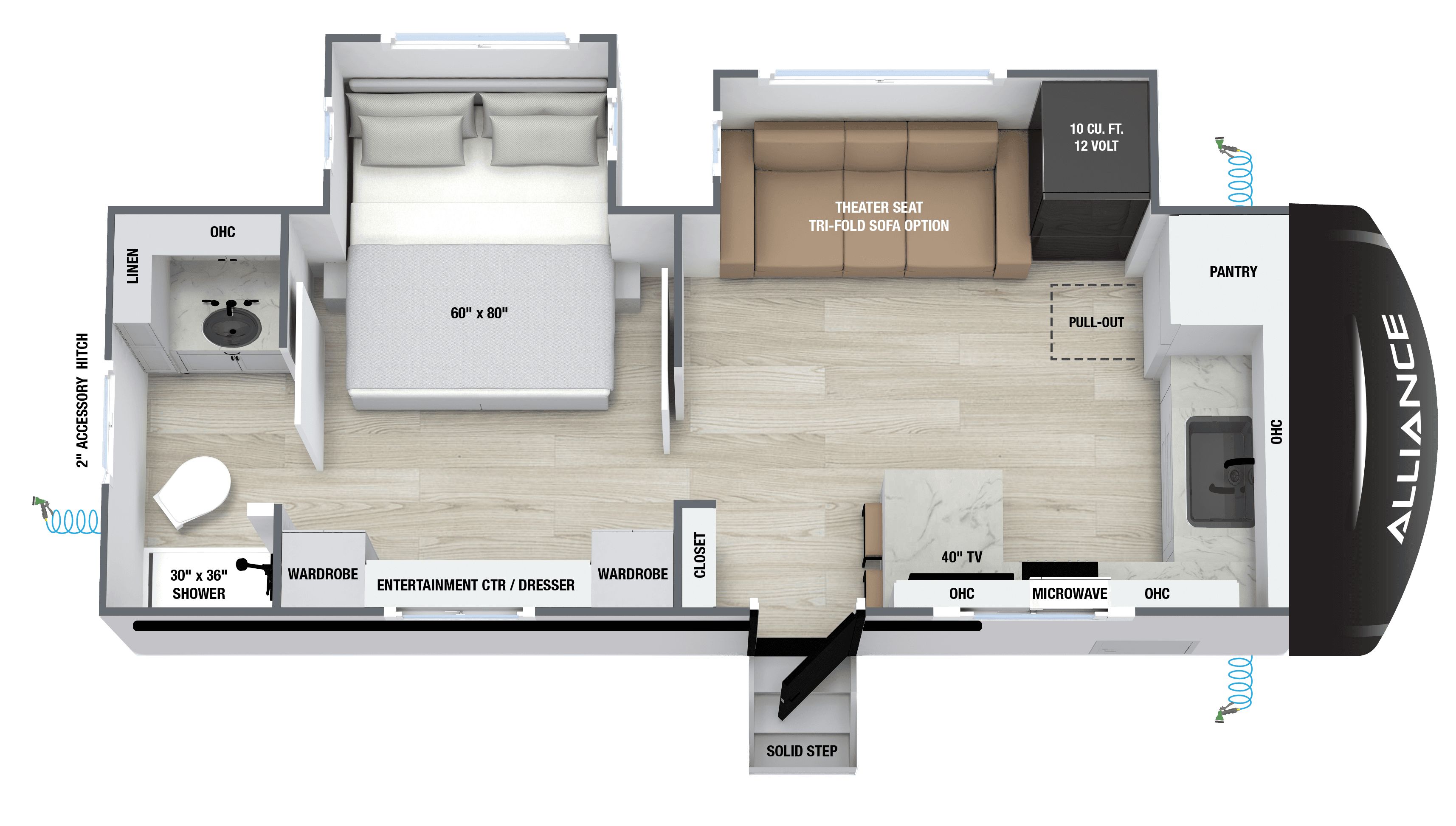 2027 Delta FK218 luxury ultra lite floorplan layout