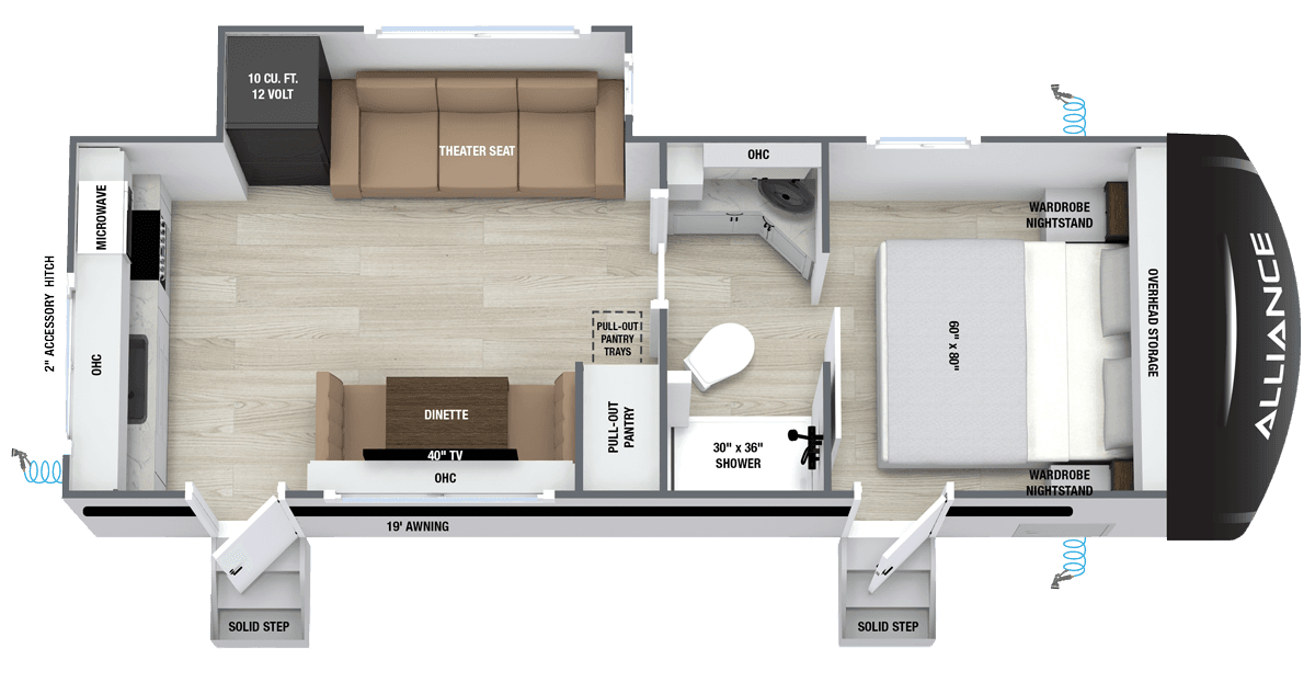2027 Delta RK234 luxury ultra lite floorplan layout