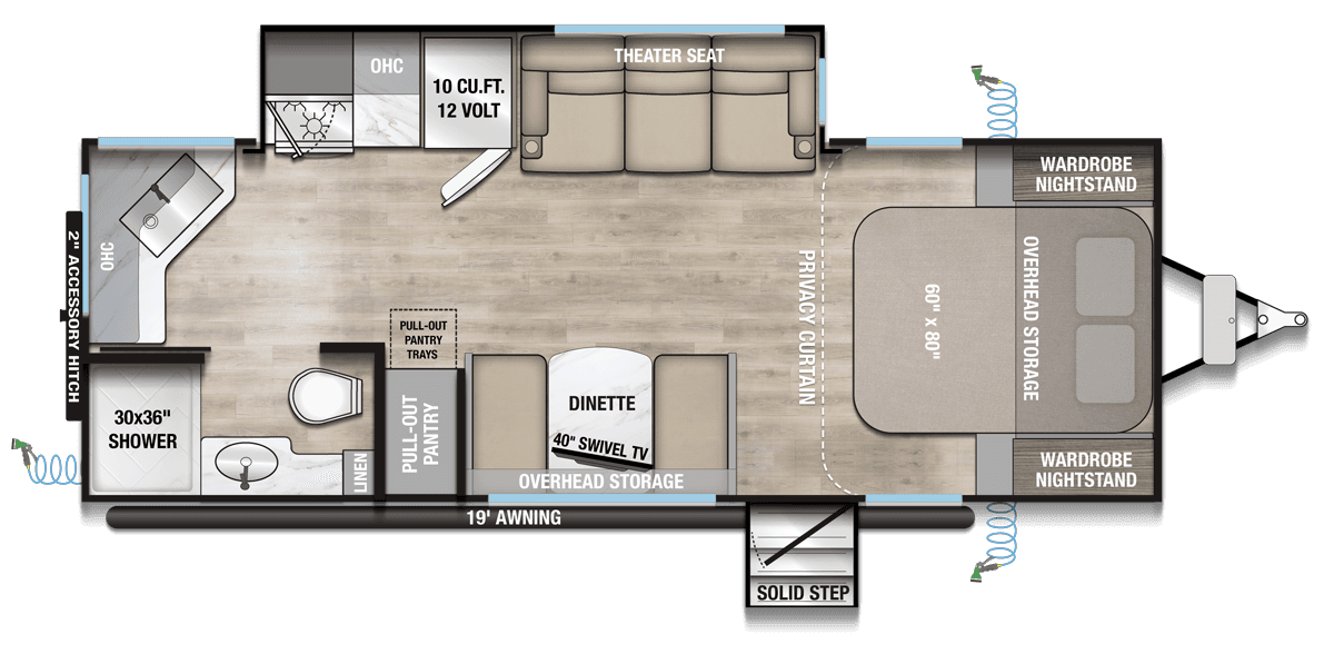 2026 Alliance RV Delta ML226 Floorplan Layout