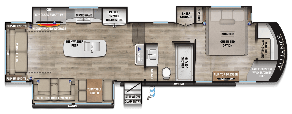 340RL floorplan