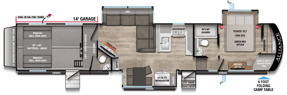 Valor 44V14 floorplan layout