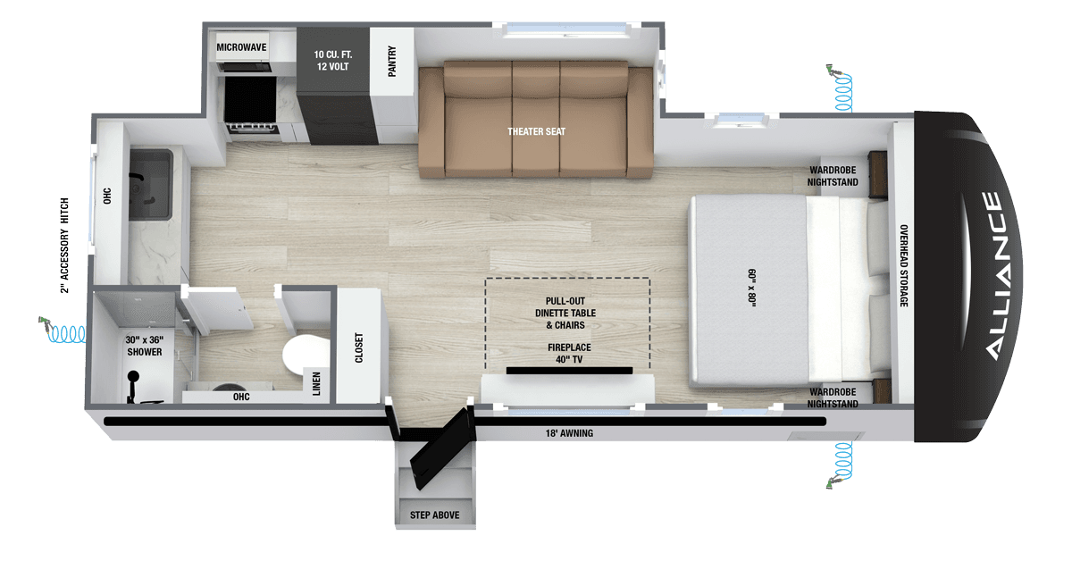2027 Delta ML216 luxury ultra lite floorplan layout