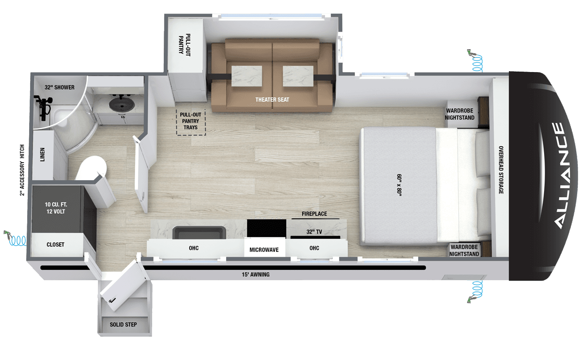 2027 Delta ML206 luxury ultra lite floorplan layout
