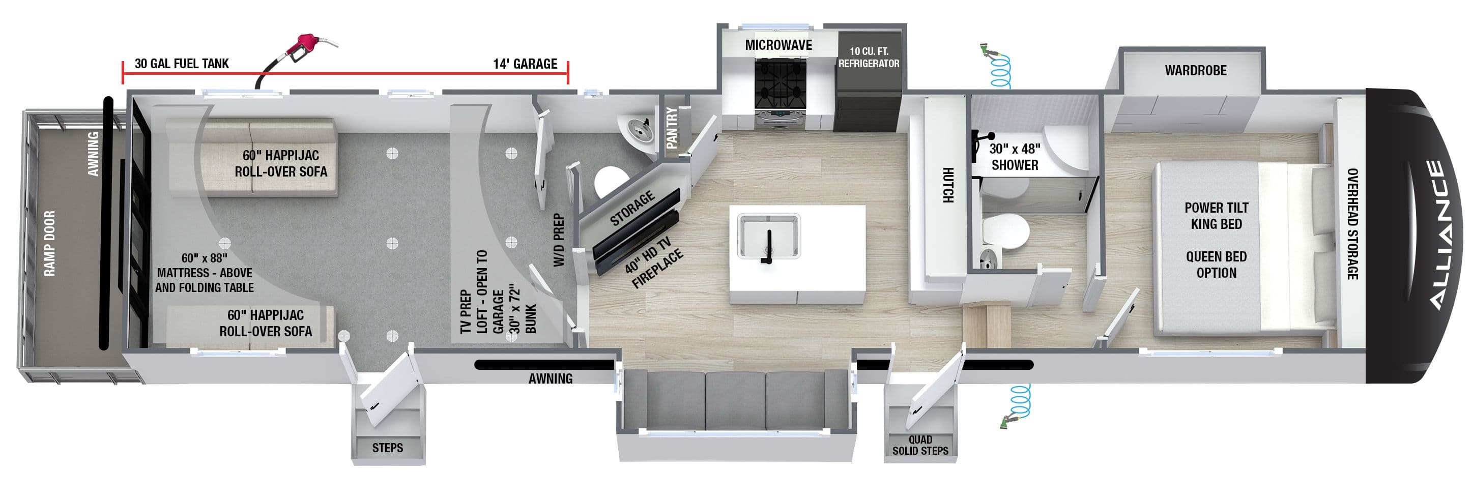 Valor 35A14 floorplan layout