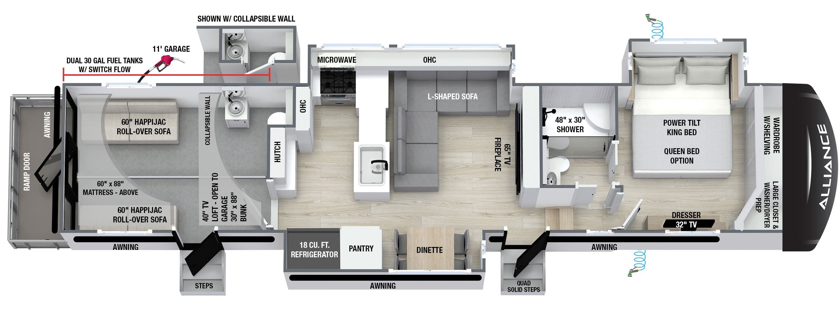 Valor 37V11 floorplan layout