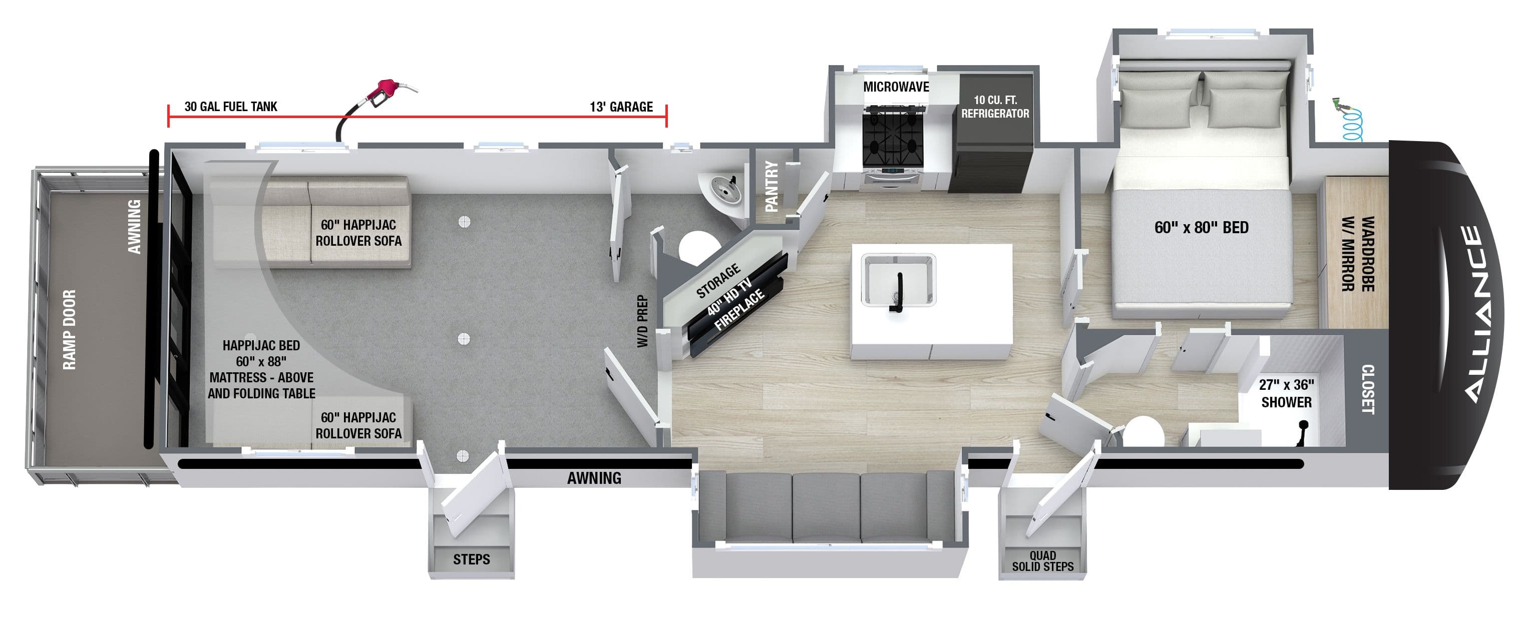 Valor 32T13 floorplan layout
