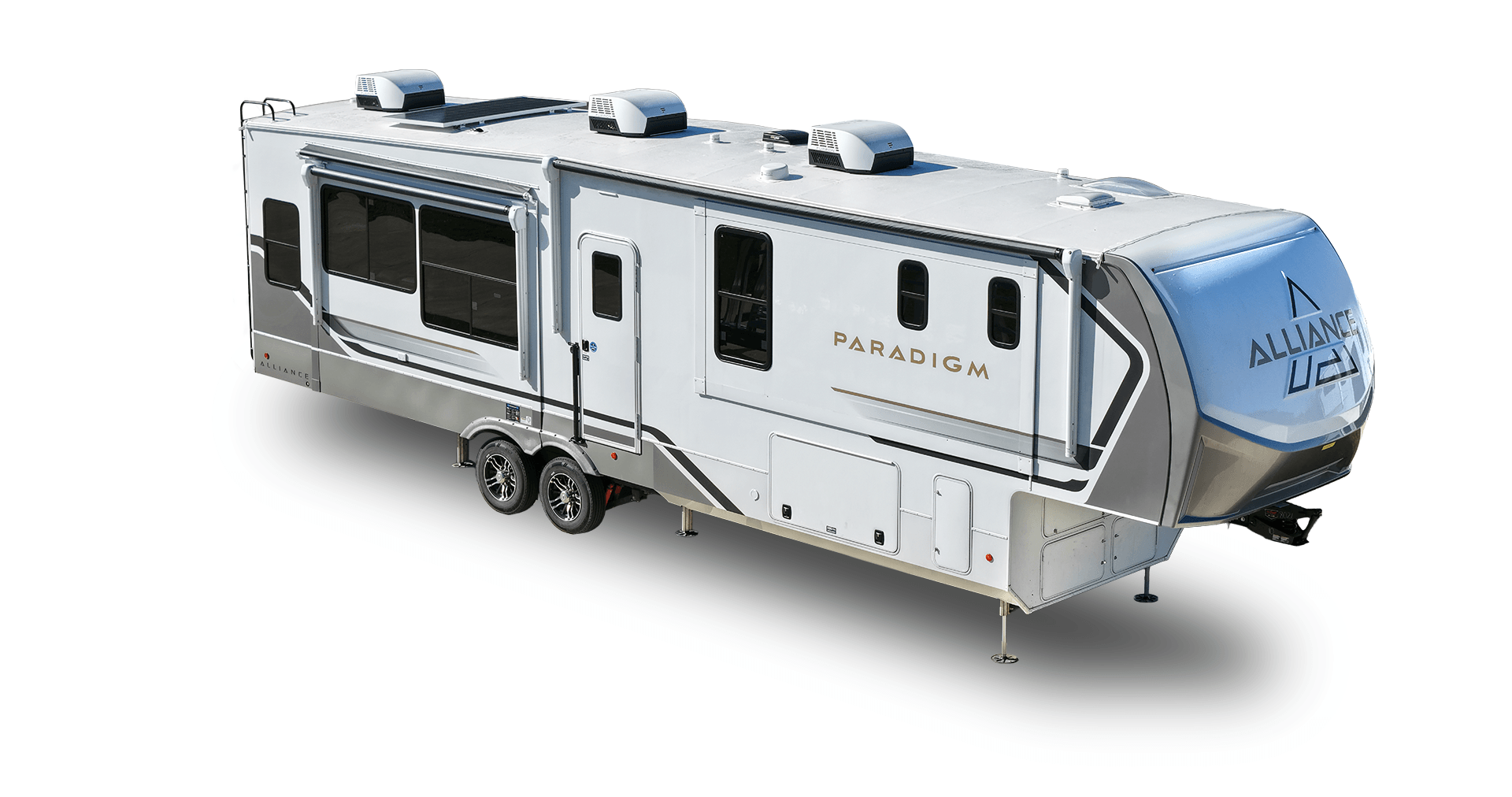 Alliance RV Paradigm luxury fifth wheel floorplan interior and exterior design