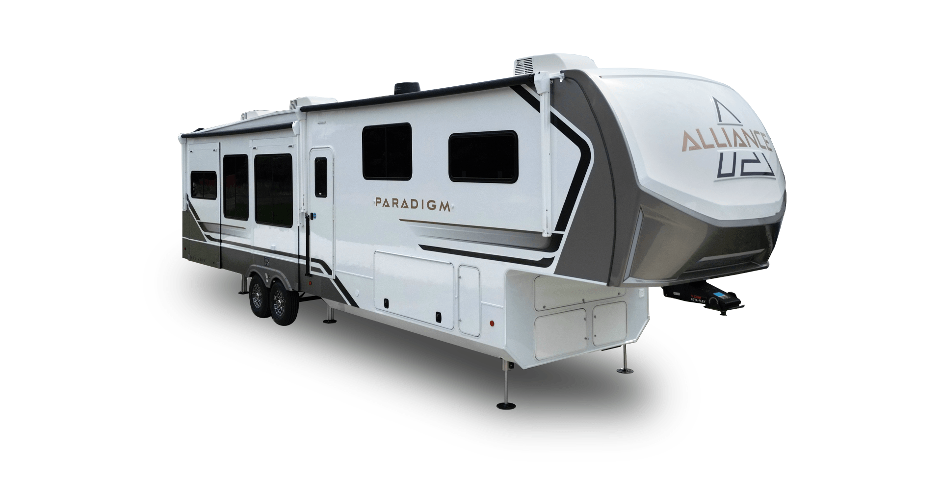 Alliance RV Paradigm luxury fifth wheel floorplan interior and exterior design