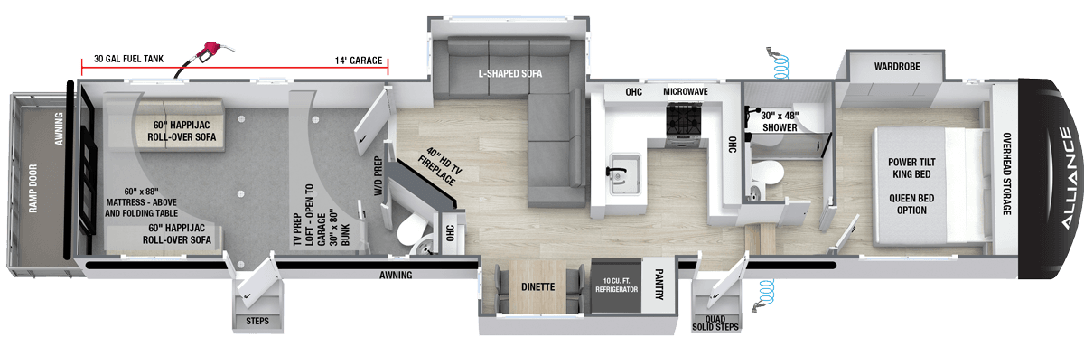 Valor 40A14 floorplan layout