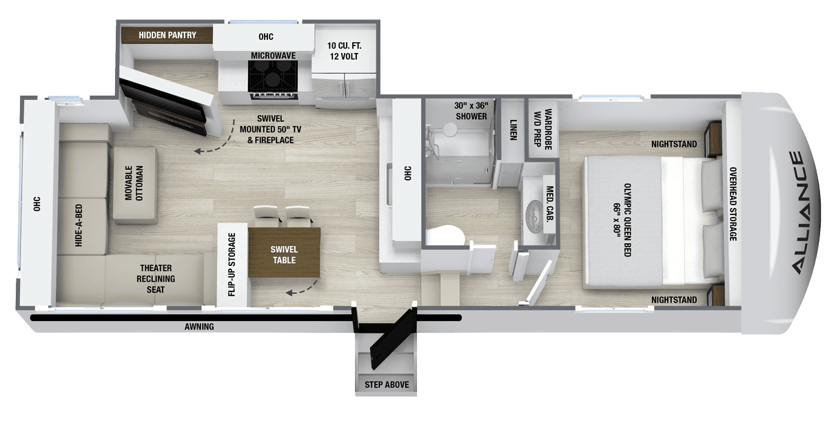 Avenue 26RE floorplan layout
