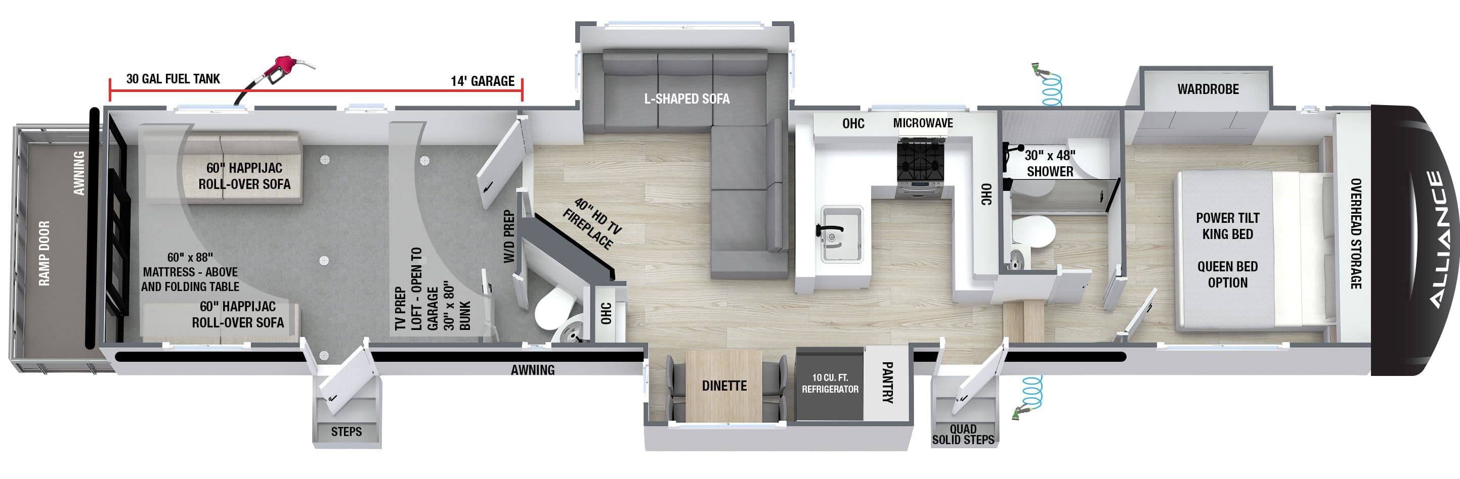 Valor 40A14 floorplan layout