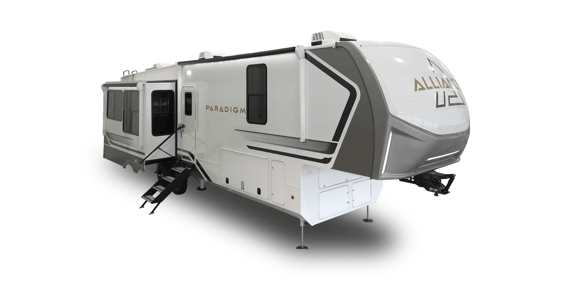 Alliance RV Paradigm luxury fifth wheel floorplan interior and exterior design