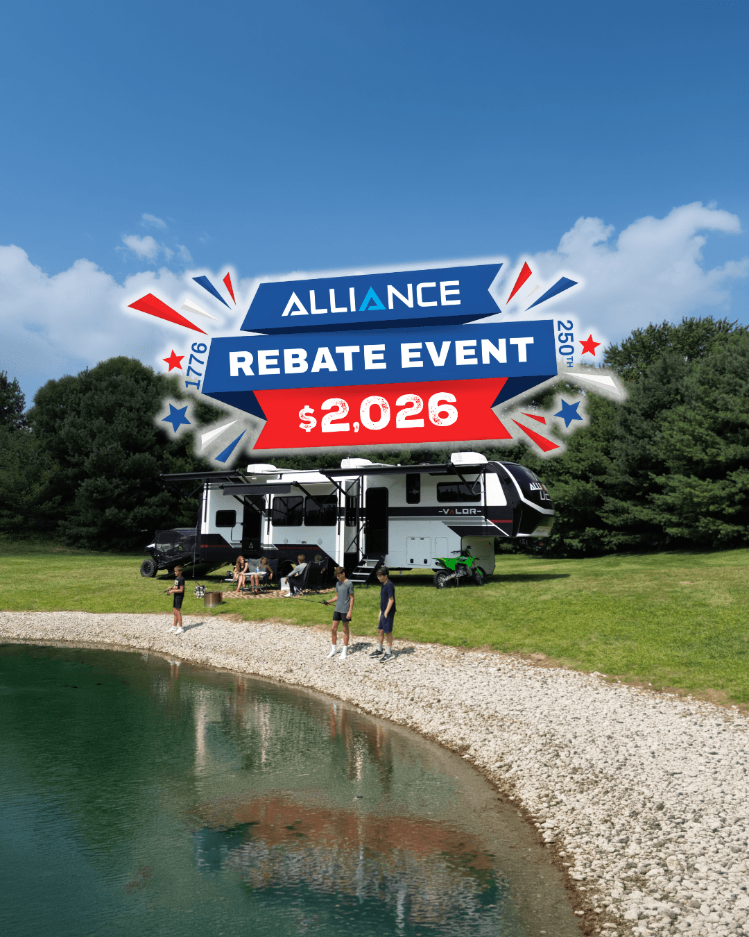 Save $1,776 + $250 for America's Best Rebate!
