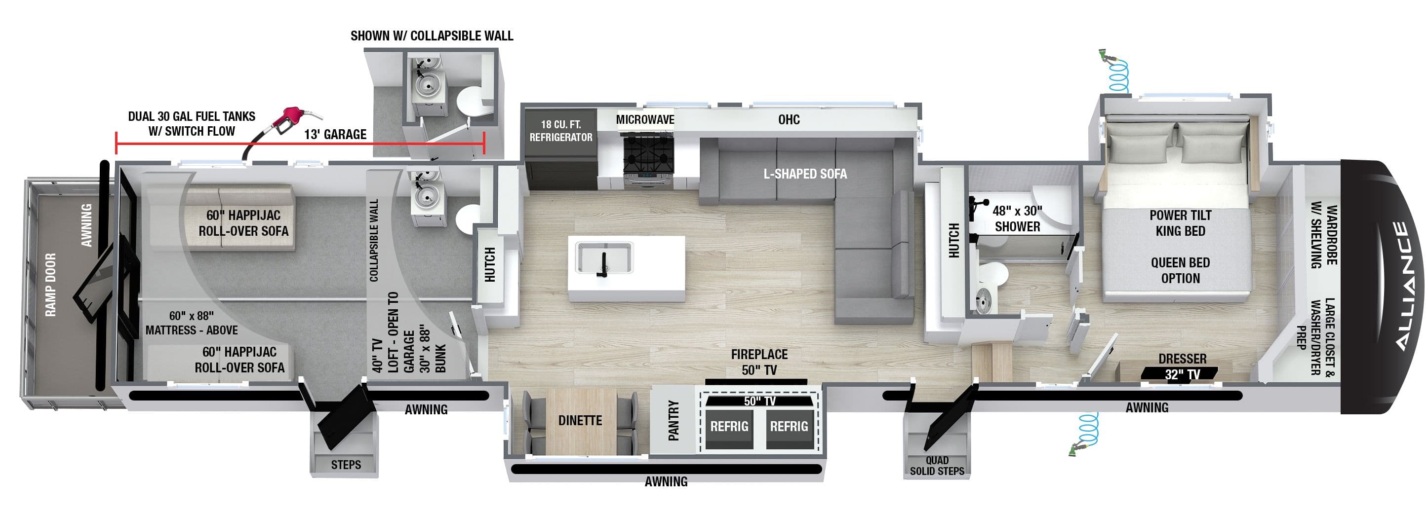 Valor 41V13 floorplan layout
