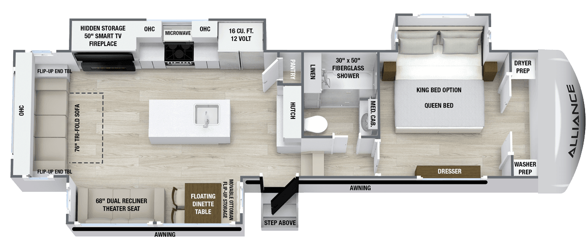 Avenue 32RLS floorplan layout