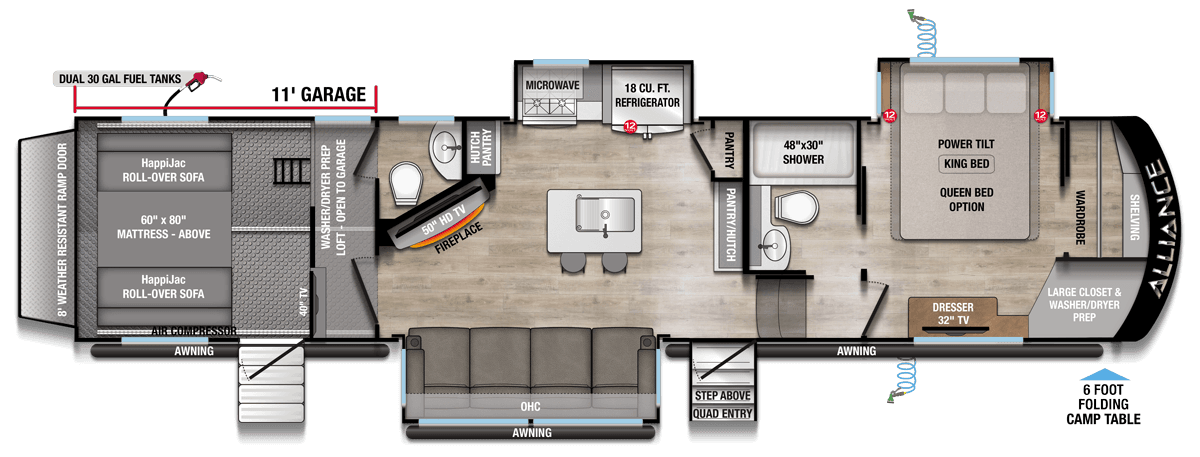 Valor 36V11 floorplan layout