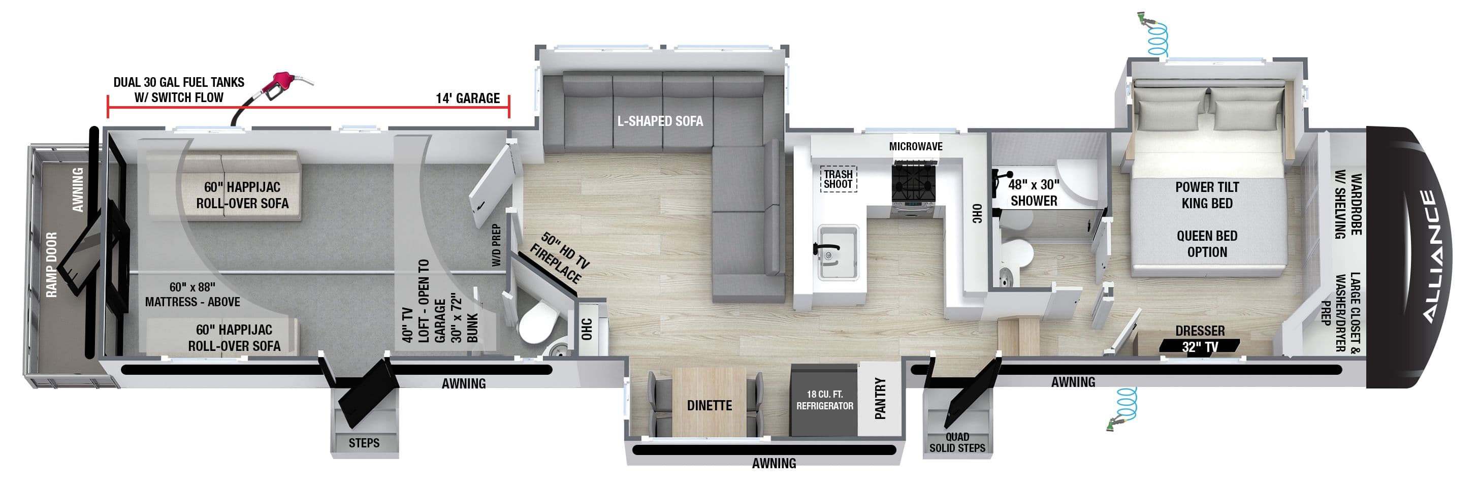 Valor 44V14 floorplan layout