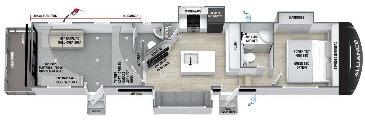Valor 35A14 floorplan layout