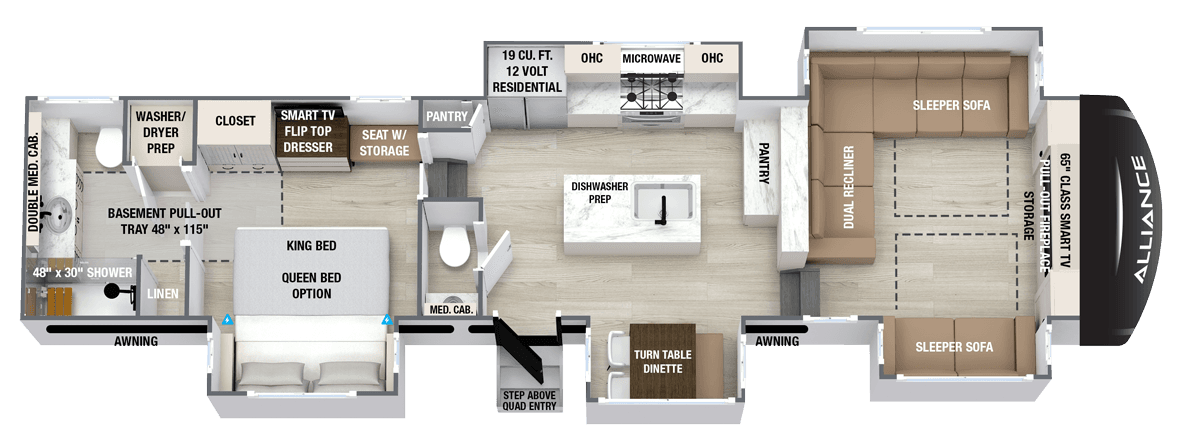 Paradigm 386FL floorplan layout