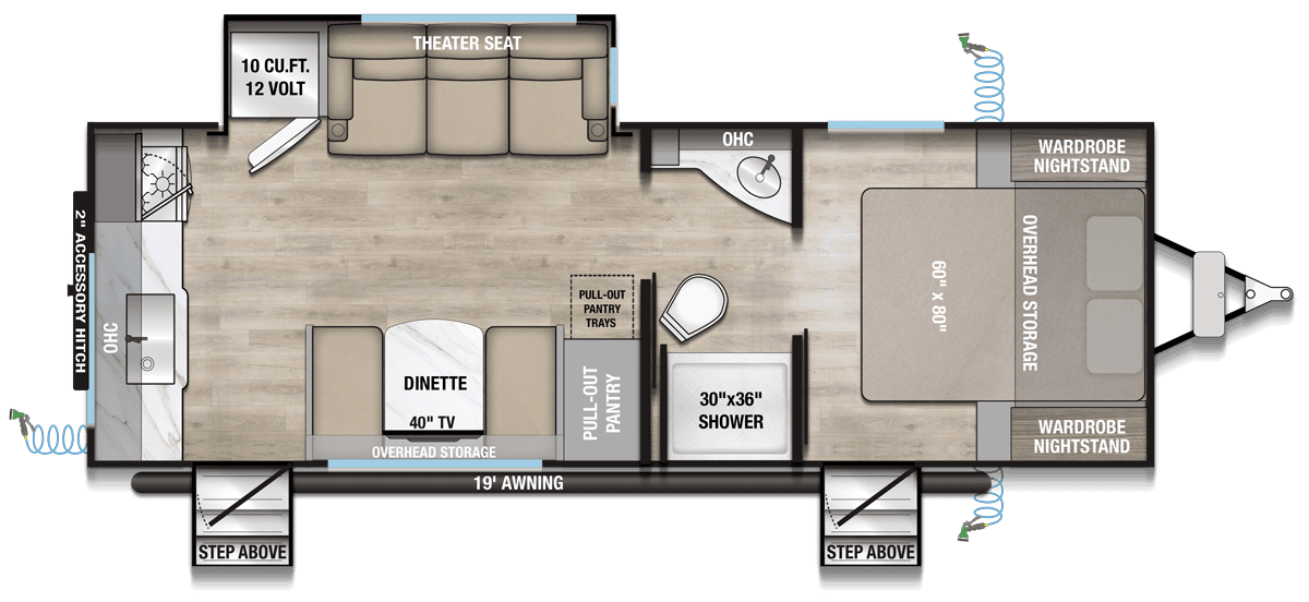 2026 Alliance RV Delta RK234 Floorplan Layout