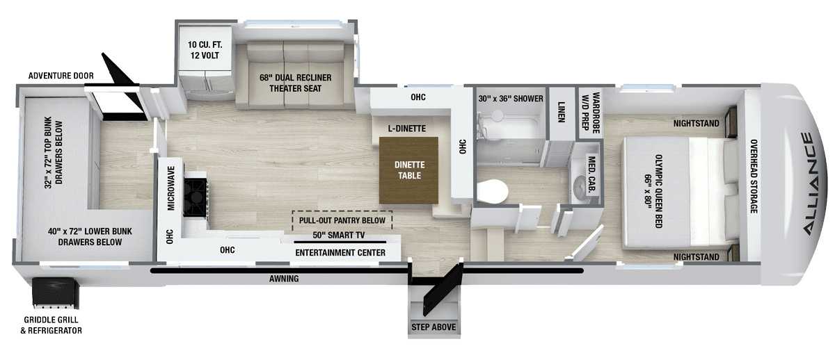 Avenue 29BH floorplan layout