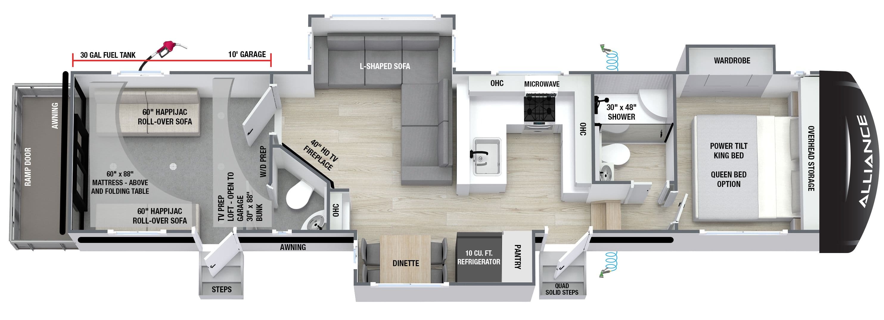 Valor 36A10 floorplan layout