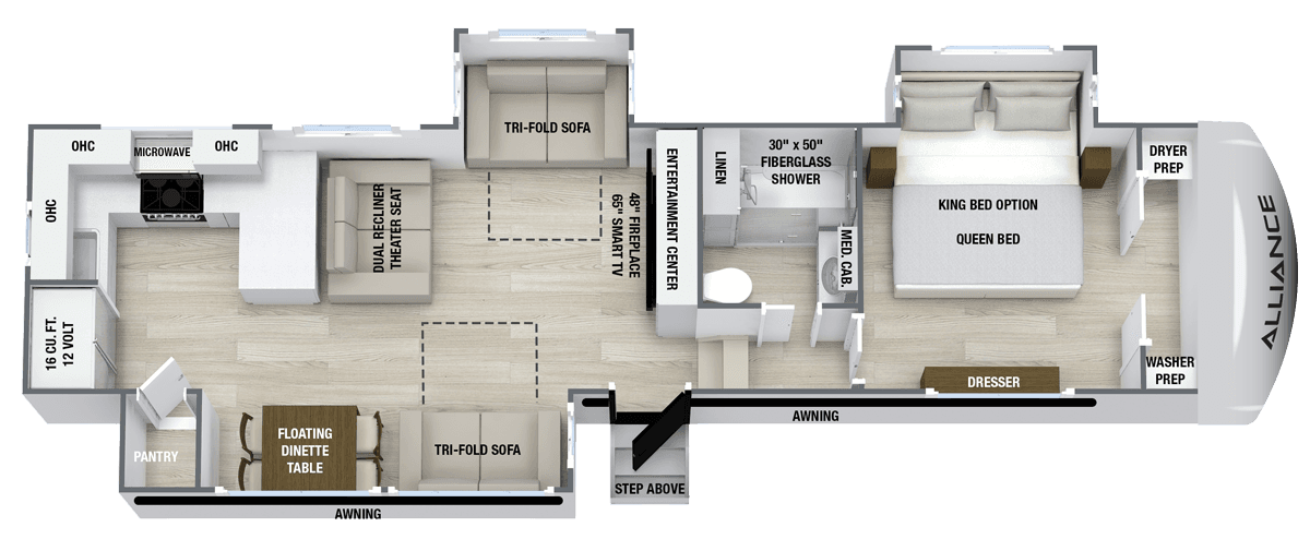 Avenue 35RKS floorplan layout