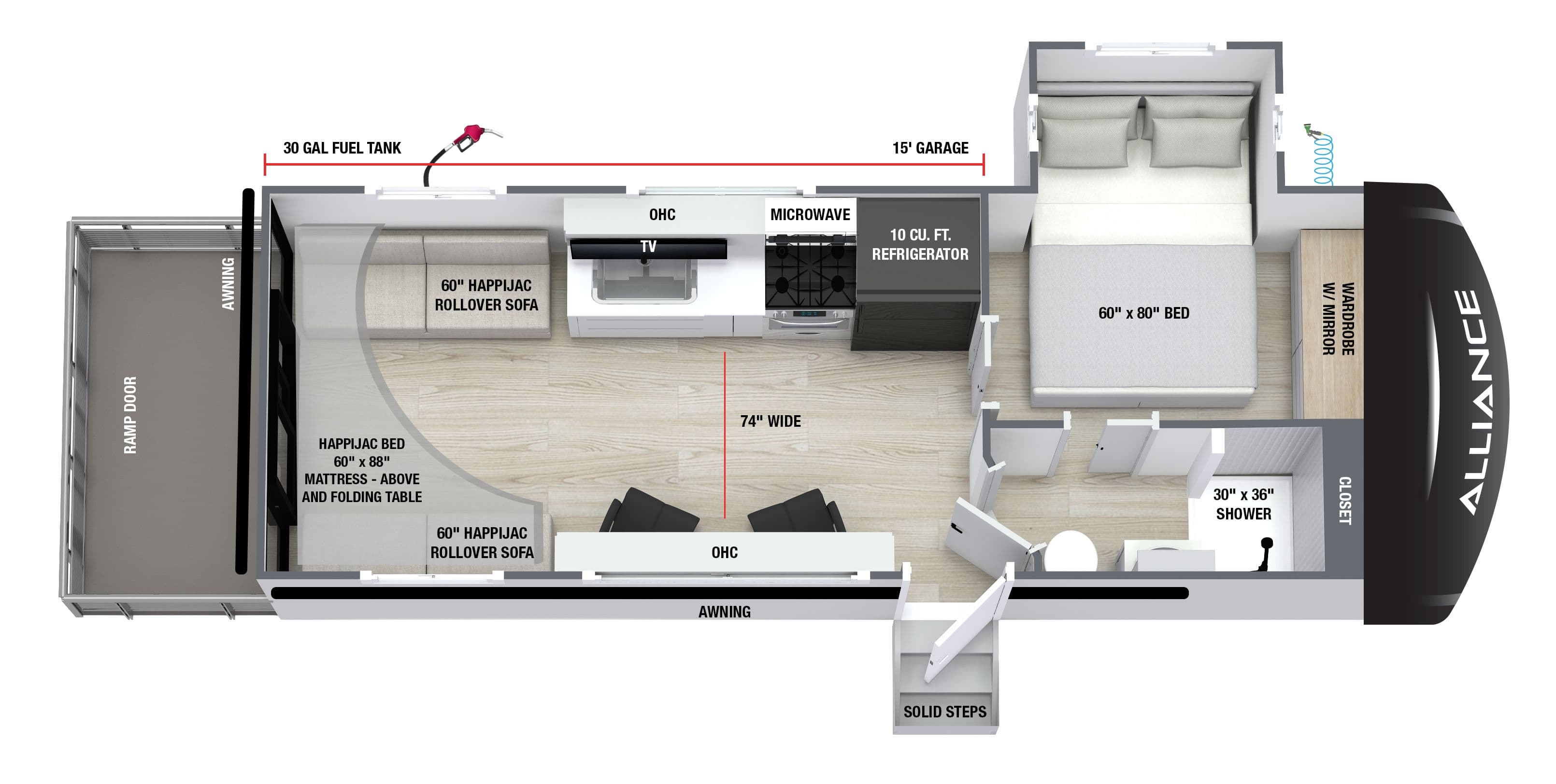 Valor 23T15 floorplan layout