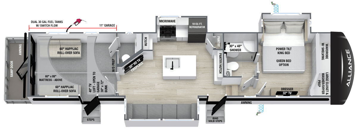 Valor 36V11 floorplan layout