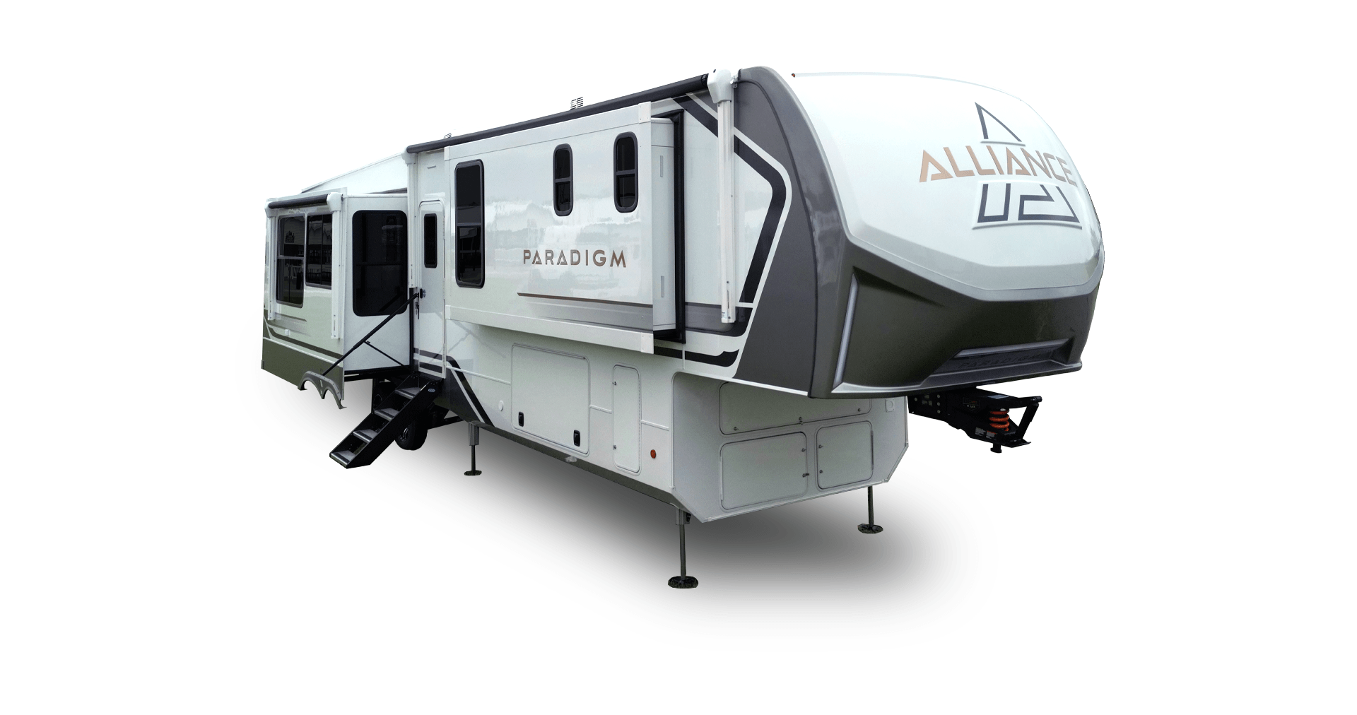 Alliance RV Paradigm luxury fifth wheel floorplan interior and exterior design