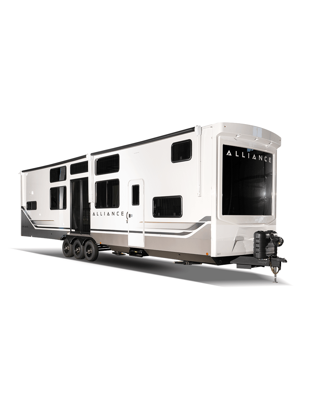 Alliance RV Benchmark destination trailer floorplan with residential comfort and spacious living
