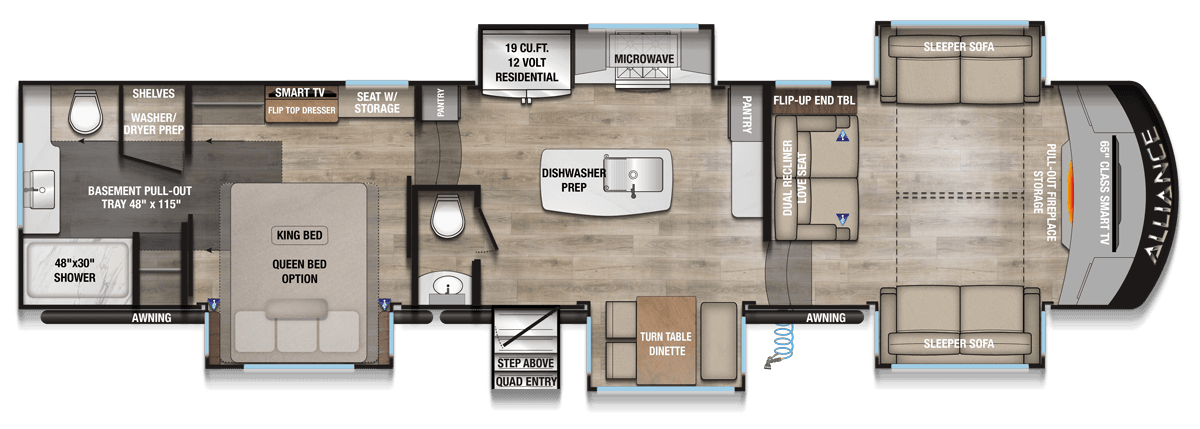 385FL floorplan