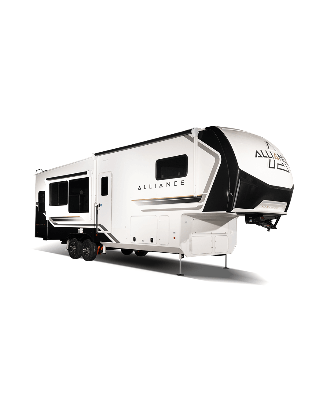 Alliance RV Paradigm luxury fifth wheel floorplan interior and exterior design
