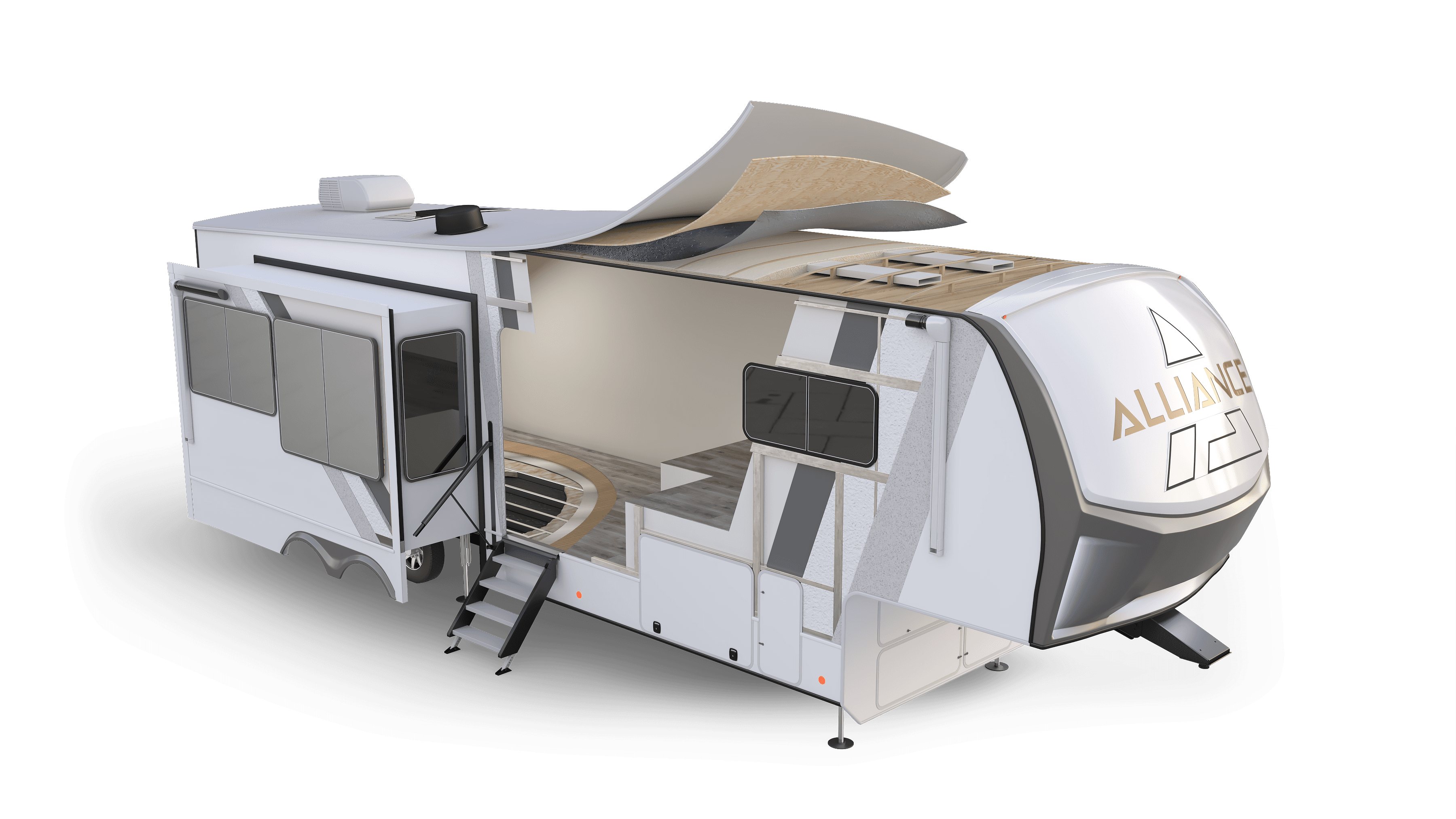 Built Different floorplan layout by Alliance RV
