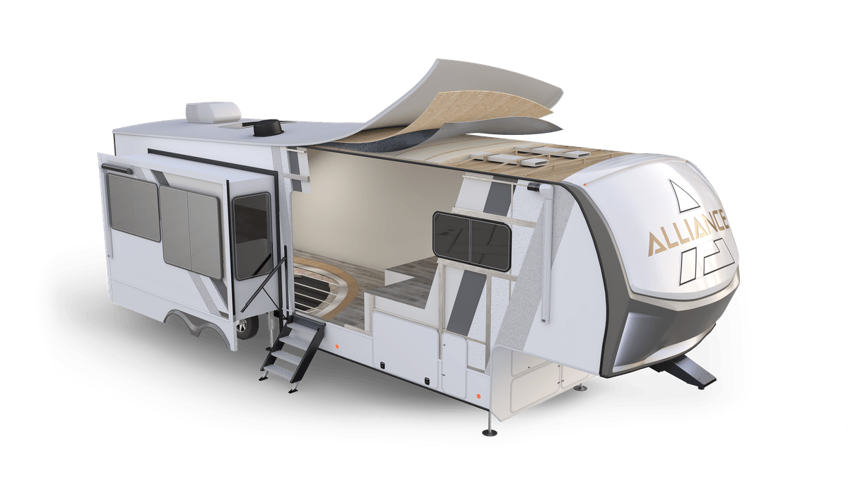 Alliance Rv Triangle Engineered for the 1,000th Trip: The Alliance Construction Difference
