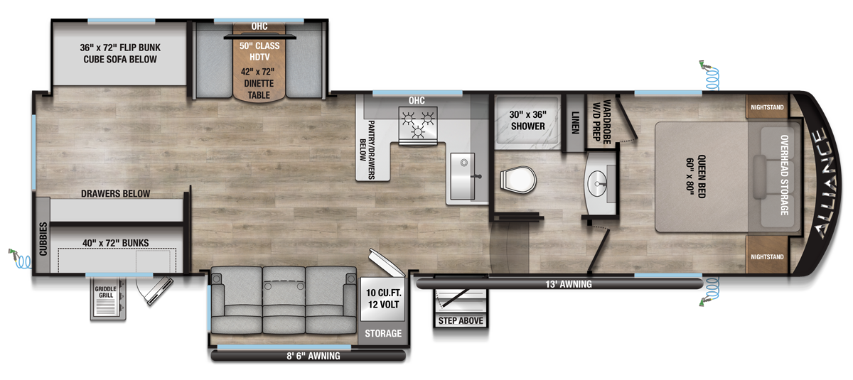 Avenue 30BH Floorplan