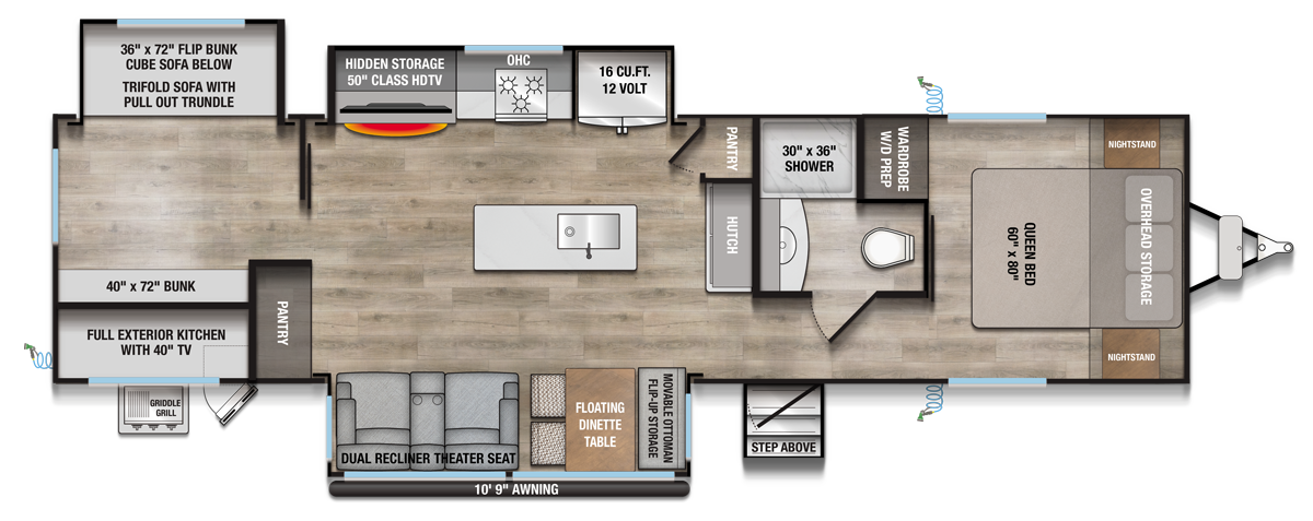 Avenue 333BH Travel Trailer