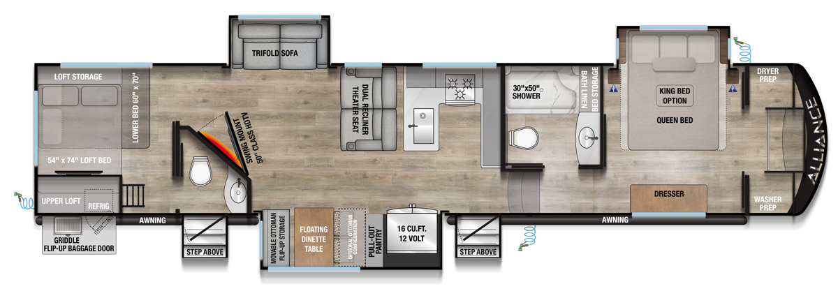 Avenue 38DBL Floorplan