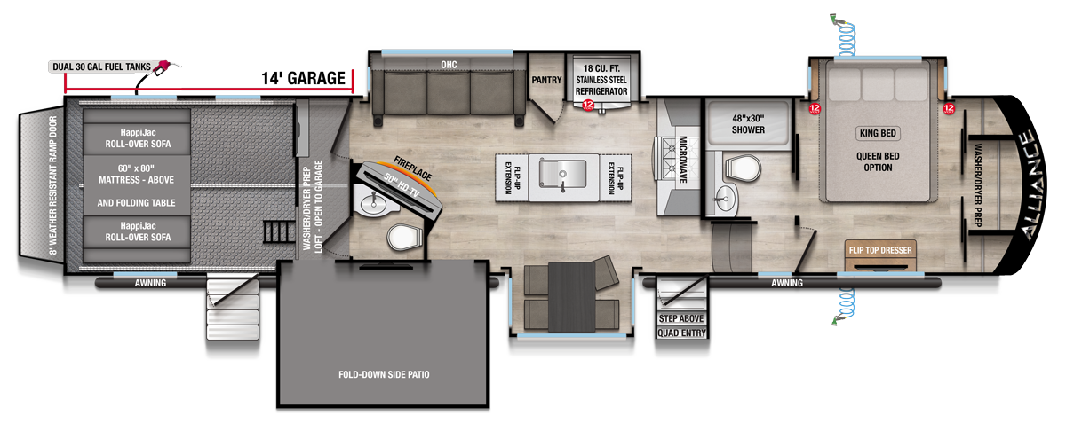 Valor 42V14 Floorplan