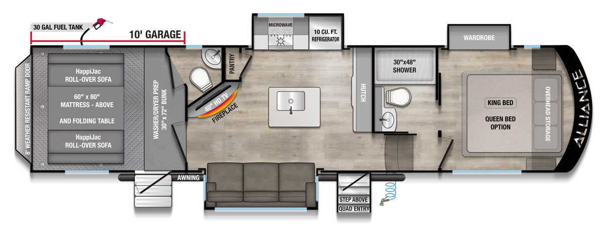 2026 Valor 32A10 Floorplan