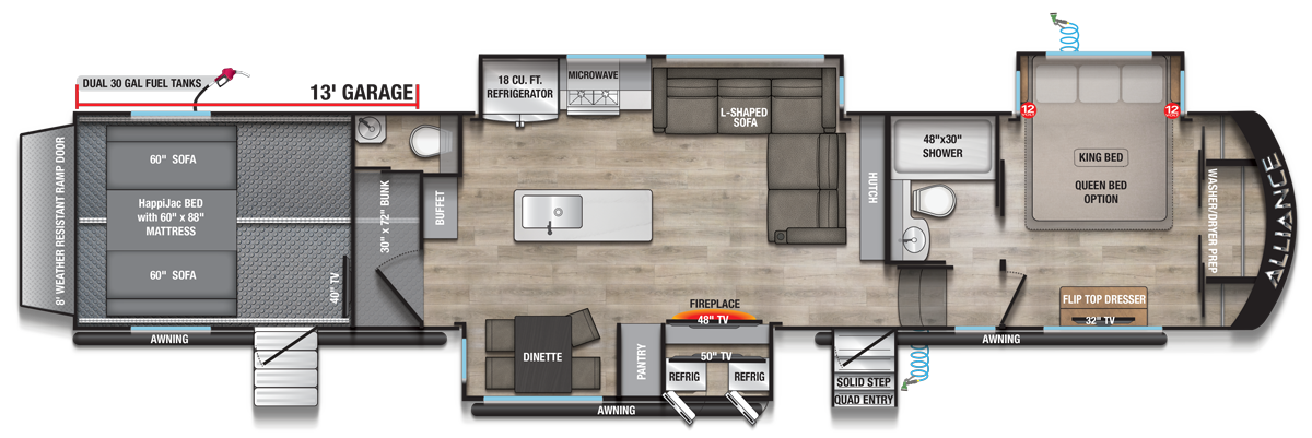 2026 Valor 41V13 Floorplan