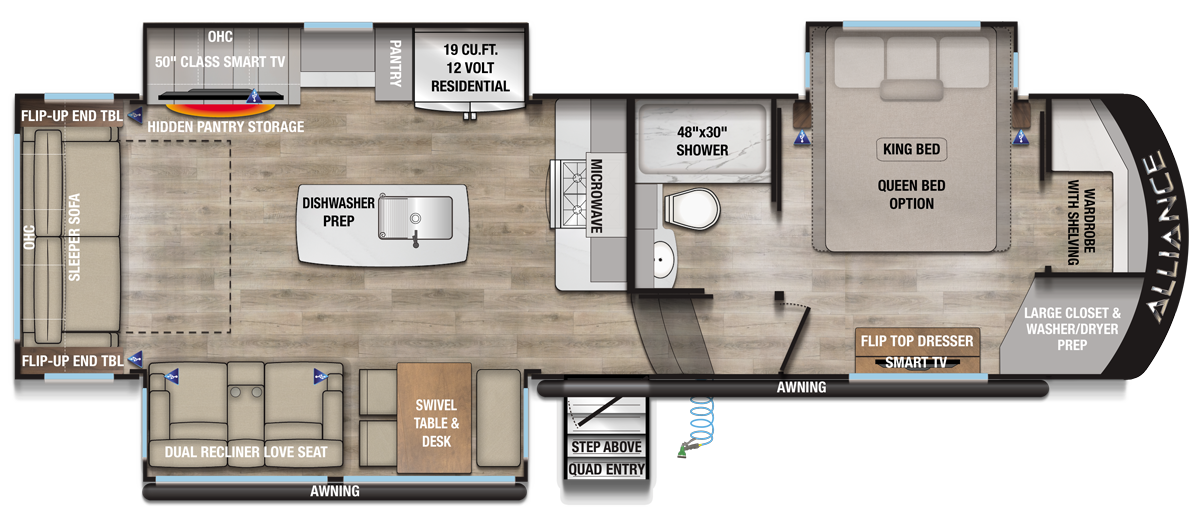 2026 Paradigm 295MK Floorplan