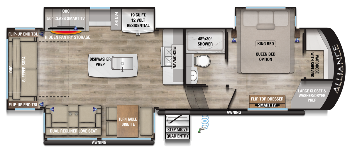 2026 Paradigm 295MK Floorplan