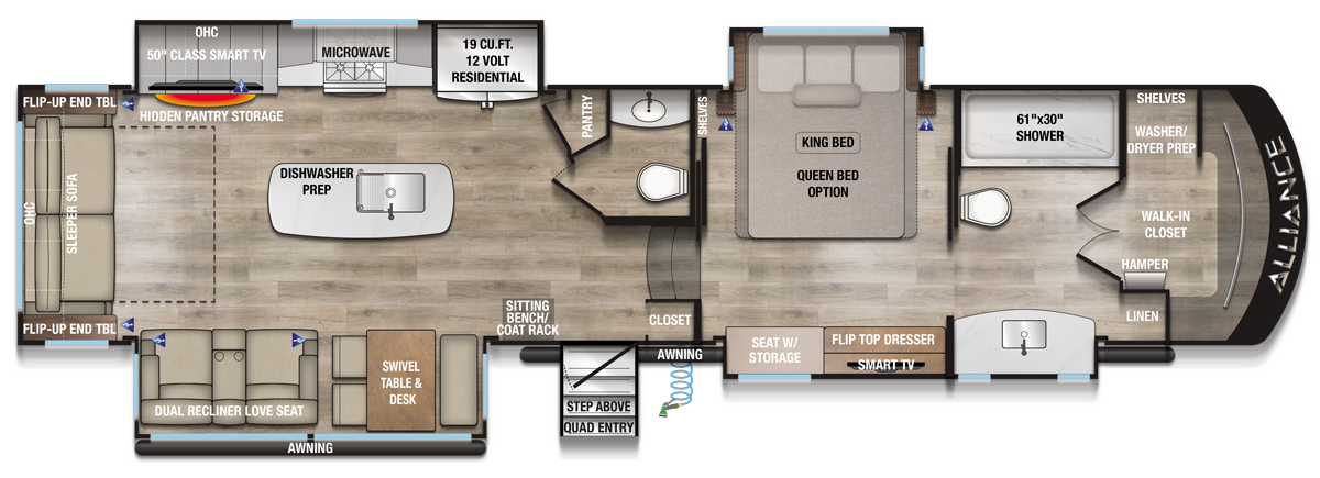 2026 Paradigm 370FB Floorplan