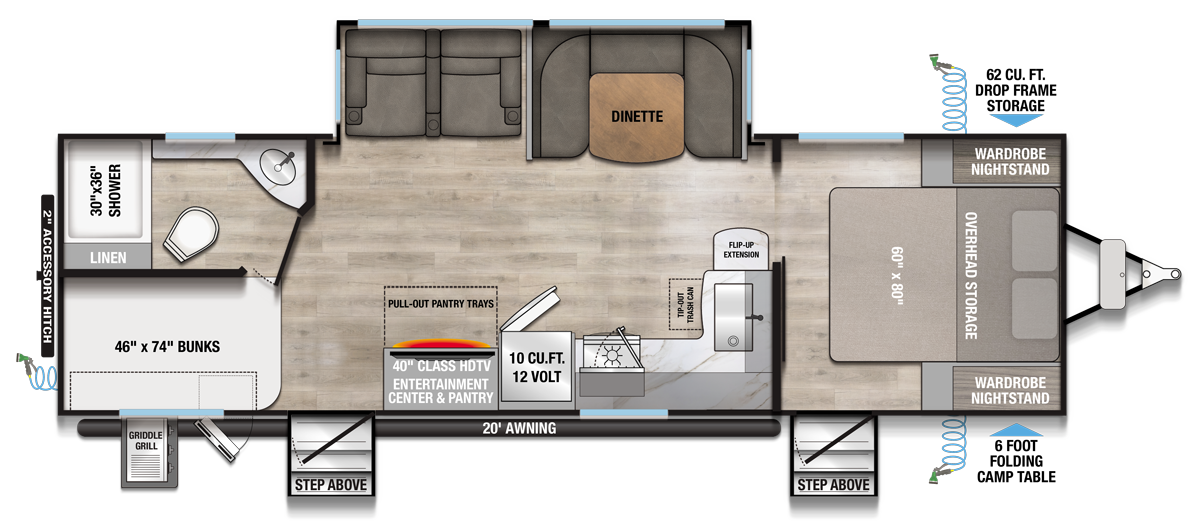 2026 Delta 281BH Floorplan