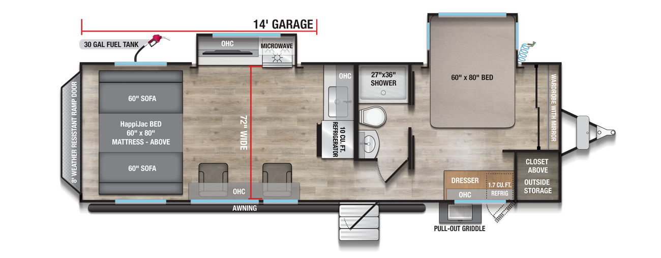 2026 Valor 27T14 Floorplan