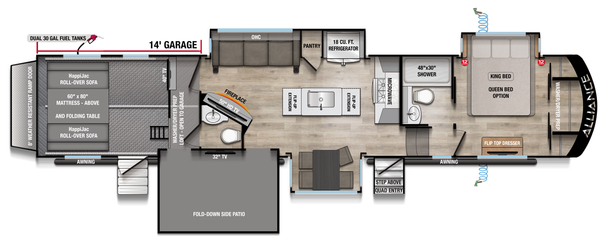 Valor 42V14 Floorplan