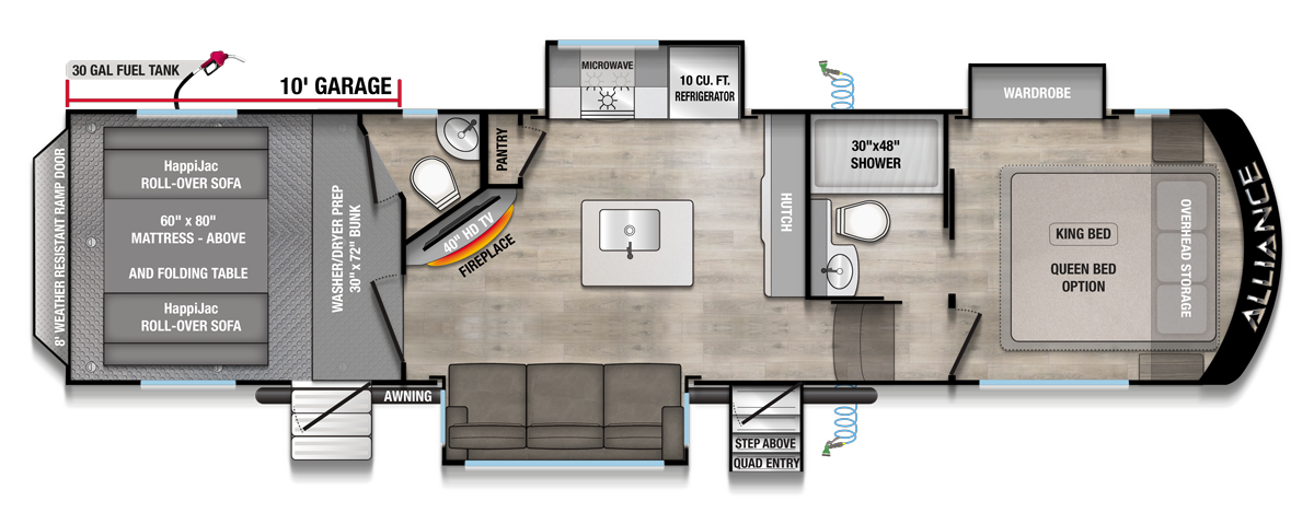 2026 Valor 32A10 Floorplan